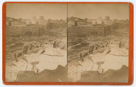 Cyclorama of Jersualem and the Crucifixion- Herod's Palace and Towers