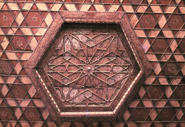 Wooden Ceiling Ornamentations in Traditional Turkish Houses