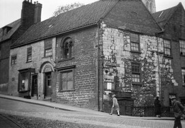 The Norman House in Lincoln, England, UK