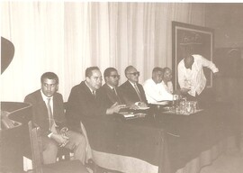 Clausura del I curso de mejoramiento profesional para profesores de educaciÃ³n fÃ­sica y deportes. Sep. 12 de 1970
