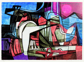 Itapecerica  Autor: Roberto Burle Marx Ano: 1988  TÃ©cnica: Litogravura  DimensÃµes: 38cm x 54cm
