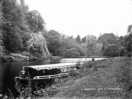 Beautiful Beauparc, boats and boat boy, by the Boyne.