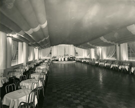 Under the circus roof at the Royal Connaught Hotel. [193-?]