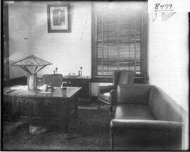 Miami University President Guy Potter Benton's office 1908