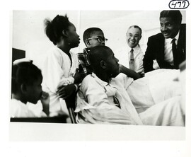 Ossie Davis at Freedmens' Hospital