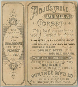Duplex Corset 3/3, ca. 1885