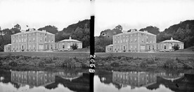 Big house reflected on the double