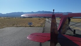 Taking off at Fillmore UT