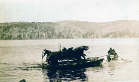 Floating a Car in 2 Rowboats - Mackie Lake