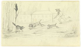 Dogs & cats by W. Buelow Gould (c1835)