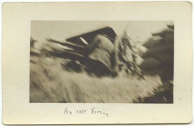An 18pr firing [artillery in action, Gallipoli ?]