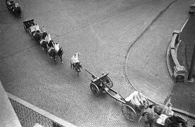 "Belgian manoeuvre" in Tournai, Belgium
