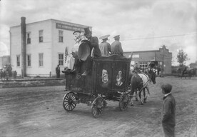 Travelling circus comes to Smoky Lake, Alberta