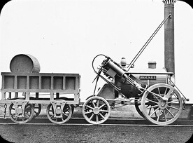 'The Rocket' locomotive engine - Stephenson