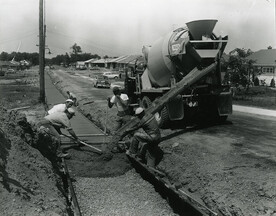 Mountain Sidewalk Construction