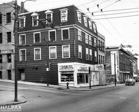 North-west corner [of] Barrington and Duke Streets