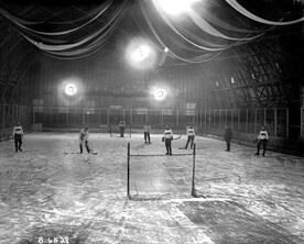 Hockey practice at Thistle Rink, Edmonton