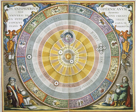Atlas Coelestis. - caption: 'Planetary chart'