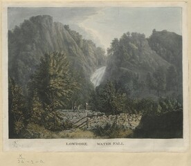 The BL Kingâ€™s Topographical Collection: "LOWDORE WATERFALL. "
