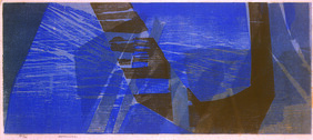 Gravura 5523    Autor: Fayga Ostrower Ano: 1971 TÃ©cnica: Xilogravura (14/30) DimensÃ£o: 30cm x 60cm