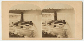 The Horse-shoe Fall, Niagara, as viewed from Goat Island. 1866.