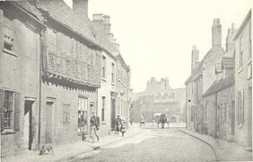 Highgate looking towards Wednesday Market circa 1900s (archive ref DDX1525-1-3)
