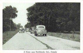 Scene Near Northbrook, Ontario - Postcard