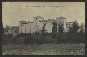 La Voulte-sur-RhÃ´ne (ArdÃ¨che). - ChÃ¢teau Souchet (cÃ´tÃ© Nord)