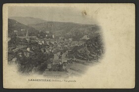 LargentiÃ¨re (ArdÃ¨che). - Vue gÃ©nÃ©rale