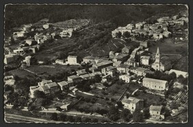 Saint-Paul-le-Jeune (ArdÃ¨che). Vue gÃ©nÃ©rale aÃ©rienne
