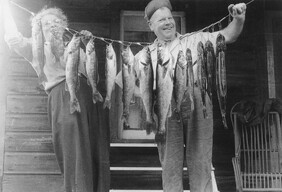Happy Fishermen ! Lu and Cass Thompson