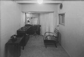 Radio House in Fabianinkatu, radio presenter's room in 1930ies.