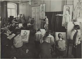 J.A. Lindh: Life drawing class