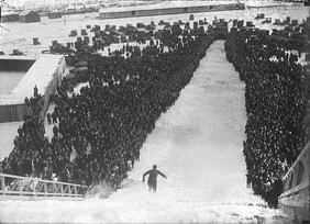 Ski jump at Calgary Exhibition Grounds