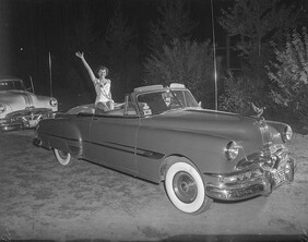 Carter Motors Beauty Queen and Convertibles, September 1952