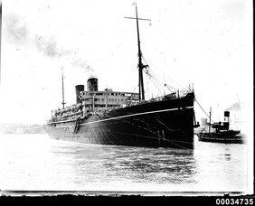 SS CATHAY in Sydney Harbour, 1932-1939