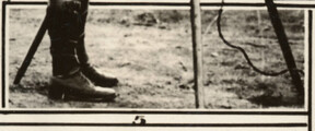 Officer using field telephone