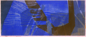 Gravura 5523    Autor: Fayga Ostrower Ano: 1971 TÃ©cnica: Xilogravura (14/30) DimensÃ£o: 30cm x 60cm