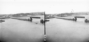 Crossing the Hellespont?  Not quite but it is wet!