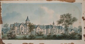 Sheppard Asylum, front elevation