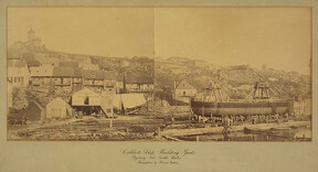 Cuthbert's Ship Building Yard : Sydney, New South Wales : photographed by Freeman Brothers.