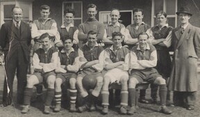 Beverley United at Norwood Park (Beverley, East Yorkshire) 1950 (archive ref DDX1544-1-10)