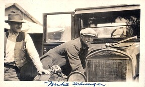 Mike Schwager Fixing Car