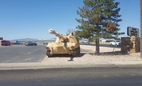Tank Monument at Cedar City UT Airport