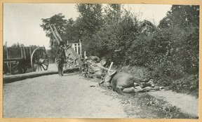 Het slagveld bij Halen - de Zelk Barricade, 13 augustus 1914 | The battlefield at Halen - the Zelk Barricade, 13 August 1914