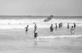 Surf Carnival, Curl Curl, Northern Beaches, Sydney, 1 January 1938