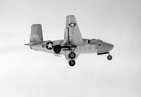 XB-43 Landing