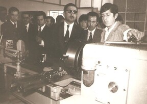 InauguraciÃ³n de los laboratorios de las escuela de Ciencias QuÃ­micas. Noviembre 14 de 1970