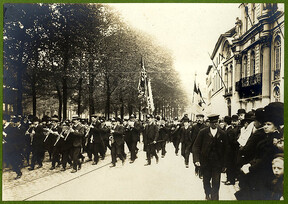 Fotoalbum Liberale Volksbond van Gent-Eeklo, 1909 | Photo album of the Liberale Volksbond Gent-Eeklo, 1909
