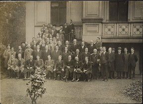 Men in coats and suits!